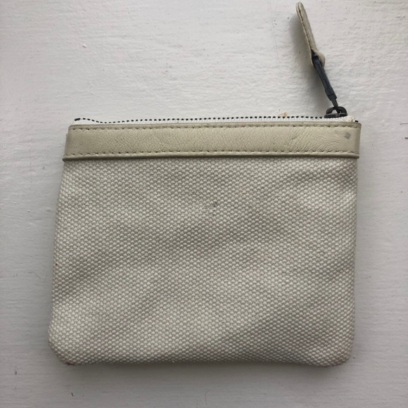 Balenciaga Canvas & Leather Pouch with Zipper - Picture 2 of 5